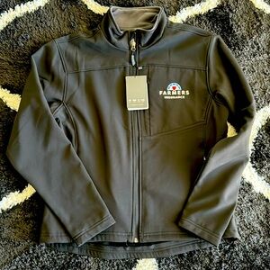 Farmers Insurance Black Jacket Medium NWT
